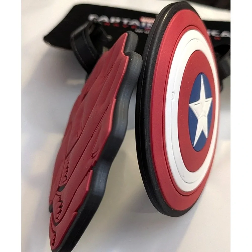 NEW, WITH TAGS Marvel Studios‎ Captain America Set Of 2 Bag Tags Brave New World